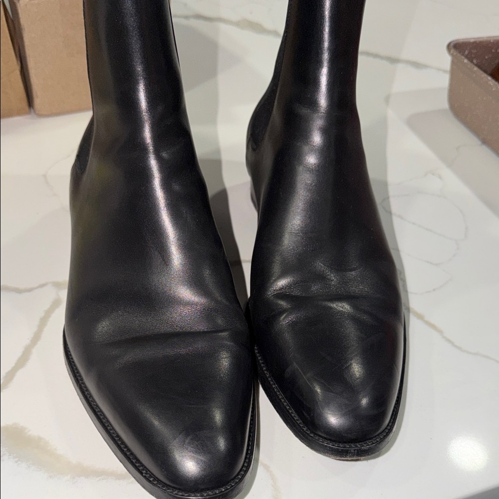 ADRIEN CHELSEA BOOTS SAINT LAURENT LEATHER